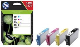 kasetes hp 364 - HP N9J73AE, CMYK (Mėlyna, Juoda, Raudona, Geltona) - 3 nuotrauka
