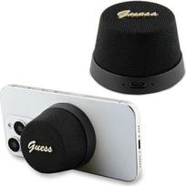 bluetooth nesiojamos koloneles - Guess Magnetic Script Metal Black (Juoda) - 1 nuotrauka