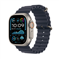 ultra apple watch - Apple Watch Ultra 2 GPS + Cellular 49mm Natural Titanium Case with Navy Ocean Band - 1 nuotrauka
