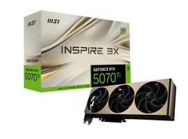 rtx gpu - MSI GeForce RTX 5070 Ti INSPIRE 3X OC 16GB GDDR7 - 2 nuotrauka