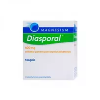 MAGNESIUM DIASPORAL, 400mg, milteliai geriamajam tirpalui paketėlyje, N20