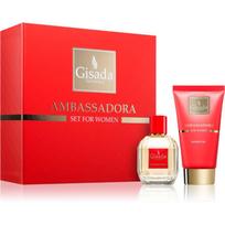 Gisada Ambassadora For Woman dovanų rinkinys moterims (EDP 50ml + dušo želė 100ml)
