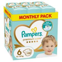 pampers premium care - Pampers Premium Care, 6 dydis, 13-18 kg, 128 vnt. - 1 nuotrauka