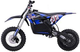 vaikiskas motociklas - PIT BIKE Mėlynas (Blue) - 2 nuotrauka