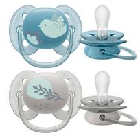 Philips Avent Ultra Soft Deco, 6-18 mėn., Mėlyna/Pilka, 2 vnt.