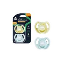 TOMMEE TIPPEE silikoninis čiulptukas ULTRA-LIGHT 6-18 mėn., 2 vnt.