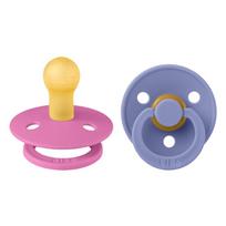 BIBS Colour čiulptukai Bubblegum / Peri 6-18 mėn., 2 vnt.
