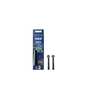 dantu sepetelio antgaliai oral b - Oral-B EB50-2 Cross Action Pro, juoda (Black), 2 vnt. - 1 nuotrauka
