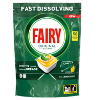 Indaplovių kapsulės Fairy Platinum All in One Lemon, 71 vnt.