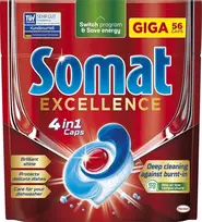 Indaplovių tabletės Somat Excellence, 56 vnt.