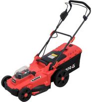 yato akumuliatorine zoliapjove - YATO YT-85224 Akumuliatorinė vejapjovė 2x18V 43cm - 2 nuotrauka