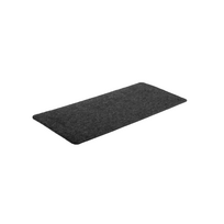 desk mat - Deltahub Minimalistic Desk Mat Juodas (Black) 28 x 63 cm - 2 nuotrauka