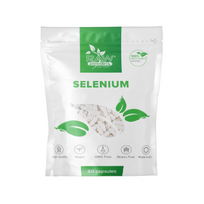 RAW POWDERS Selenas, 200 mcg, 60 kapsulių