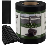 tvoros juosta tinklas - Gardlov Tvoros juosta, 19 cm x 35 m, 450 g/m², Juoda (Black), 23698 - 2 nuotrauka