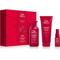 Wella Professionals Ultimate Repair Rinkinys pažeistiems plaukams (250 ml šampūnas + 200 ml kondicionierius + 30 ml purškiklis)