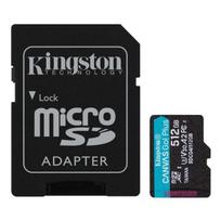 2gb sd kortele - Kingston Canvas Go Plus 512GB microSDXC + SD adapter - 2 nuotrauka