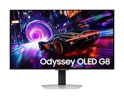 32 4k - Samsung Odyssey OLED G8 LS32FG810SUXEN 32", OLED, 4K, 240Hz, Sidabrinis (Silver) - 1 nuotrauka