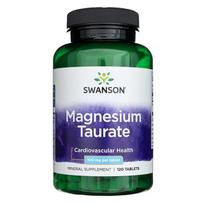 tauras - SWANSON Magnio tauratas 100 mg, 120 tablečių - 1 nuotrauka
