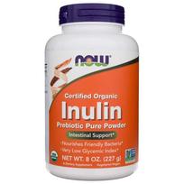 NOW FOODS Inulinas, grynas milteliai, ekologiški - 227 g