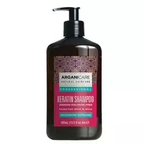 keratinas plaukams - Arganicare Keratin plaukų šampūnas 400 ml - 1 nuotrauka
