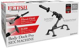 Fetish Fantasy Series Body Dock Sex Machine, Juodas (Black)