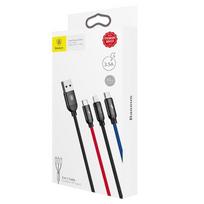 3in1 laidas - Baseus CAMLT-ASY01 Black - 7 nuotrauka