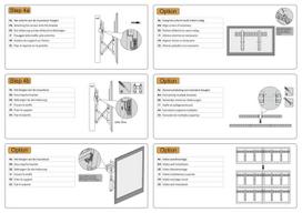 laikiklis 200x200 - NewStar flat screen wall mount, 32-60", extendable, juodas - 8 nuotrauka