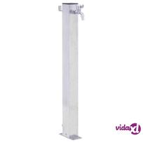 vidaXL Vandens kolonėlė sodui, nerūdijantis plienas, 80 cm, kvadratinė (Square)