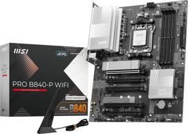juoda plokst - MSI PRO B840-P WIFI Juodas (Black) ATX - 2 nuotrauka