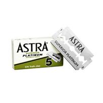 Astra Superior Platinum dviašmeniai skutimosi peiliukai 5 vnt.
