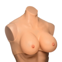 XR Brands Perky Pair G-Cup silikoninės krūtys - Kūno spalvos (Flesh)