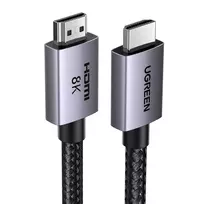 ugreen 8k hdmi 2.1 cable - Ugreen HD171 HDMI 2.1 8K kabelis 1m - Pilkas (Gray) - 2 nuotrauka