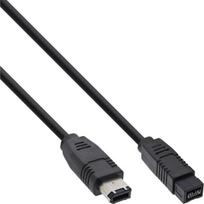 6 pin kabelis - InLine FW-84 FireWire 400 - 800 1394 kabelis 6/9-pin, 5 m - 1 nuotrauka