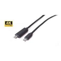 usb type c to displayport - MicroConnect USB-C to Mini DisplayPort Cable 2m Juodas (Black) - 2 nuotrauka
