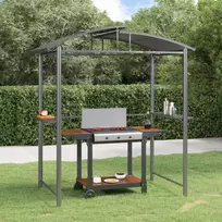 vidaXL Pavėsinė kepsninei, antracito (Anthracite), 210x114x230 cm