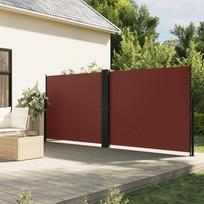 vidaXL Ištraukiama šoninė markizė, ruda (Brown), 180x1200 cm