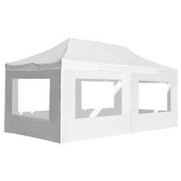 Profesionali išskleidžiama proginė palapinė su sienomis, balta (White), 6x3 m