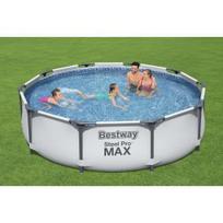 steel pro baseinas - Bestway Steel Pro Max 56406, mėlynas (Blue), 305 x 76 cm, 4678 l - 1 nuotrauka