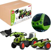 Paspiriamas traktorius su kaušu ir priekaba CLAAS Arion 1040AM Žalias (Green)