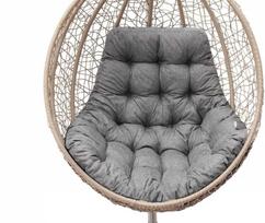Pagalvė pakabinamam supamam krėslui HobbyGarden George, tamsiai pilka (Dark Gray)