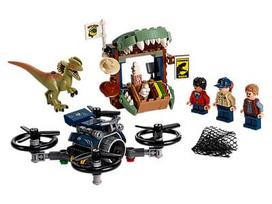 lego sraigtasparnis - LEGO Jurassic World Pasprukęs dilofozauras 75934 - 2 nuotrauka