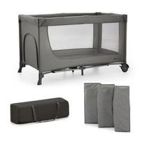 joy joy - Kelioninė lovytė-maniežas Kinderkraft Joy 2, Tamsiai pilka (Dark Grey) - 1 nuotrauka