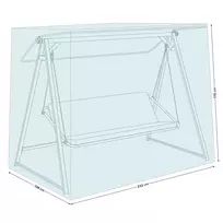 Lauko baldų uždangalas Esti&Esta E&EPH232, pilka (Gray), 175 x 232 cm