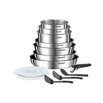 Tefal Ingenio Emotion, 13 dalių puodų ir keptuvių rinkinys L897DS04, nerūdijantis plienas