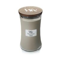 woodwick zvakes 275 g - Aromatinė žvakė WoodWick Scented candle vase Fireside 275 g - 2 nuotrauka