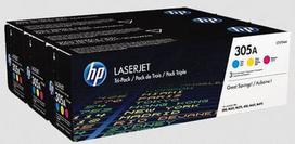 hp spausdintuvas spalvuotas - TONER CYAN/MAGENTA/YELLOW/305A 3-PACK CF370AM HP - 3 nuotrauka