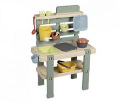 lauko virtuve vaikiska - Vaikiška sodo virtuvėlė Smoby Life Mud Kitchen 840208 - 1 nuotrauka