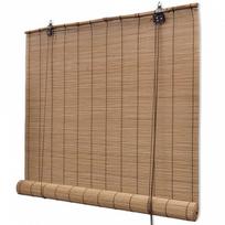 Ritininė užuolaida vidaXL Bambukas 1400 mm x 1600 mm, ruda (Brown)
