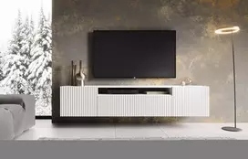 TV spintelė ADRK Furniture Noemi, balta (White)