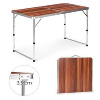 stalas 120 - Stovyklavimo stalas ModernHome, rudas (Brown) - 1 nuotrauka